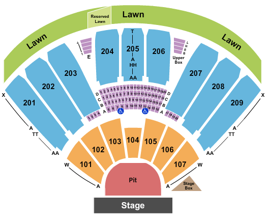 Toyota Pavilion At Marilyn Manson Seating Chart
